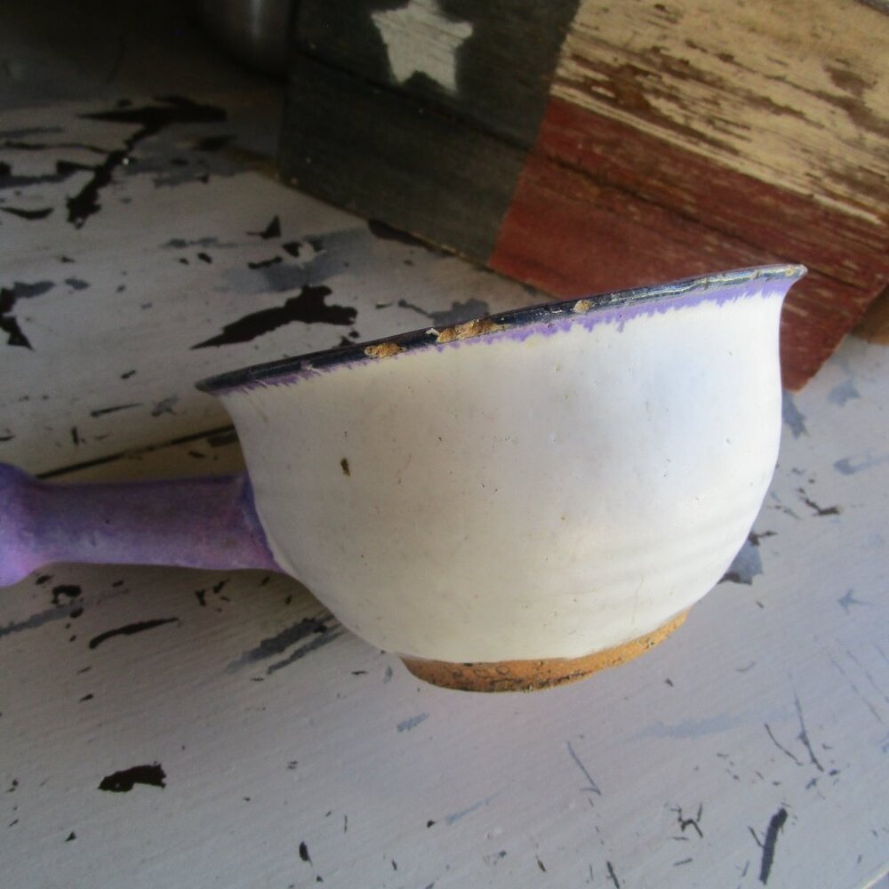 Vintage MCM Studio Pottery Stoneware Soup Bowl - Picture 5 of 15